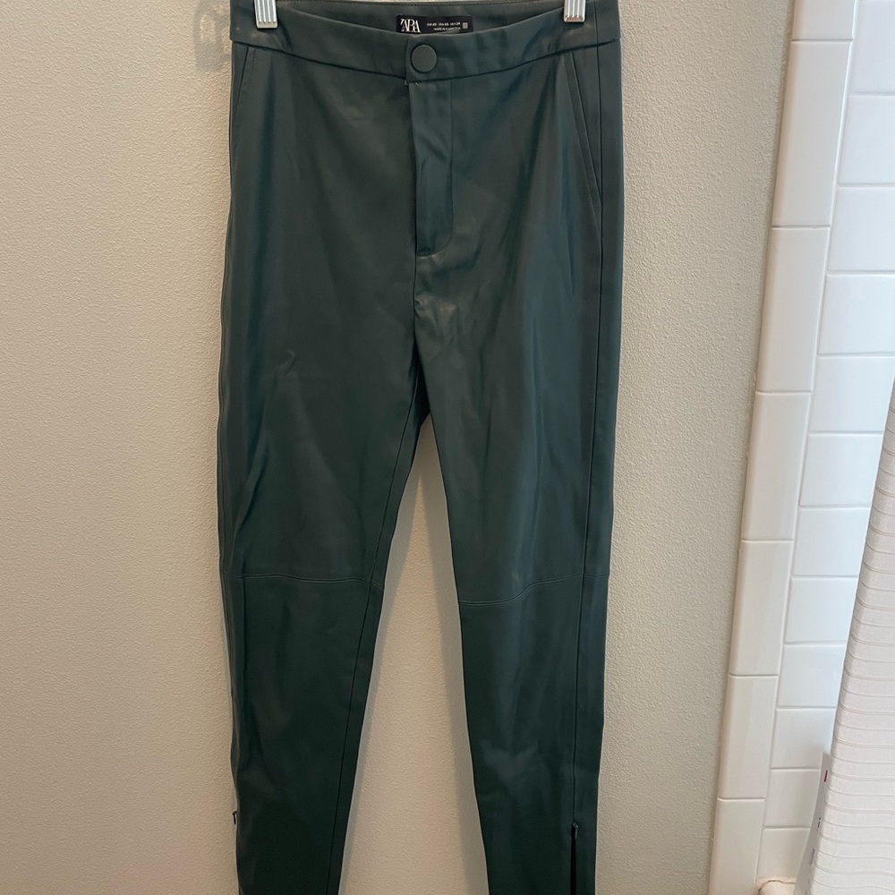 Zara leather pants